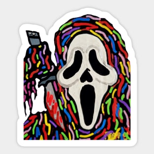 Scream Sticker